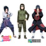 Topo de bolo Naruto topper persongens