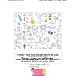 Tubete Cenario 2 Dia das Criancas para colorir