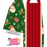 Caixa Mini Panetone Natal com Visor Papai Noel 2
