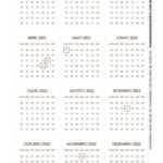 Calendario de mesa com bolinha 2022 Noel 2