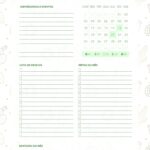 Planner Cactos para Imprimir Agenda Abril