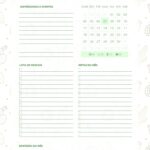 Planner Cactos para Imprimir Agenda Setembro