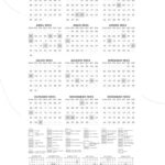 Planner Lettering Calendario 2023