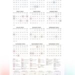 Planner Listras Coloridas Calendario 2023