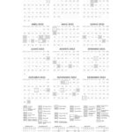 Planner Margaridas Calendario 2022