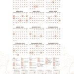 Planner Orquidea Calendario 2023