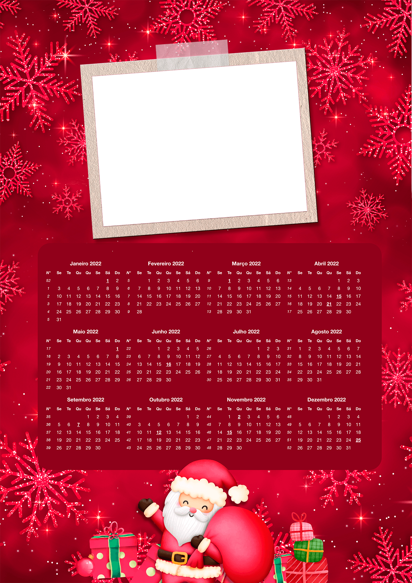 Calendario natalino 2022