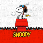 Capa de Caderno Horizontal Snoopy