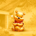 Capa de Caderno Horizontal Ursinho Pooh