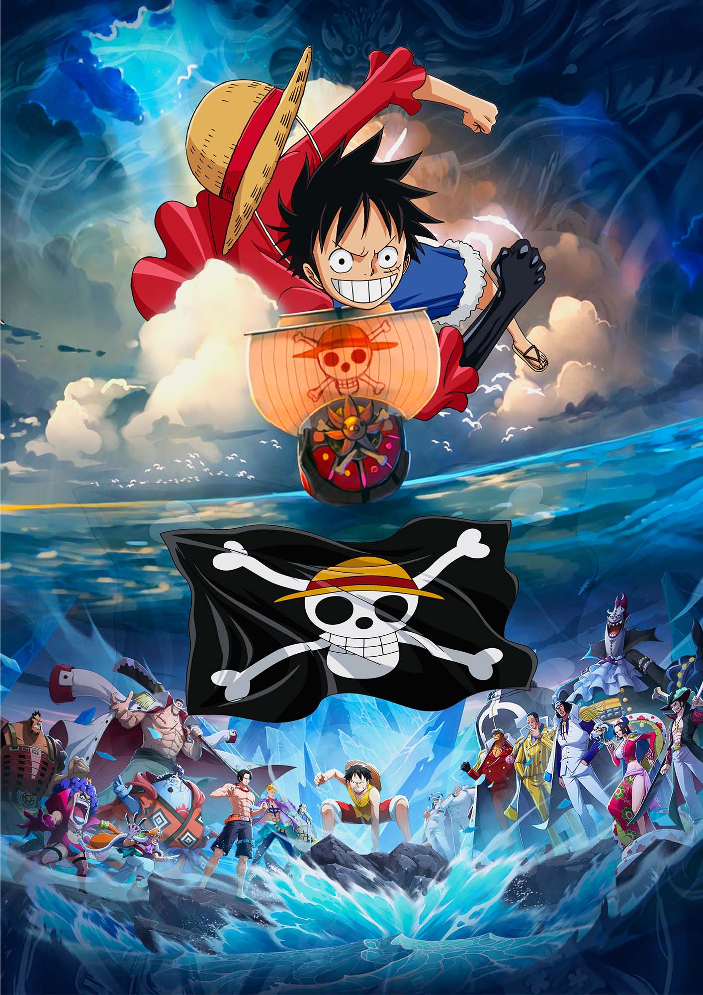 Capa de Caderno One Piece