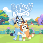 Capa de Caderno Volta as Aulas Bluey e Bingo