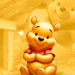 Capa de Caderno Volta as Aulas Ursinho Pooh