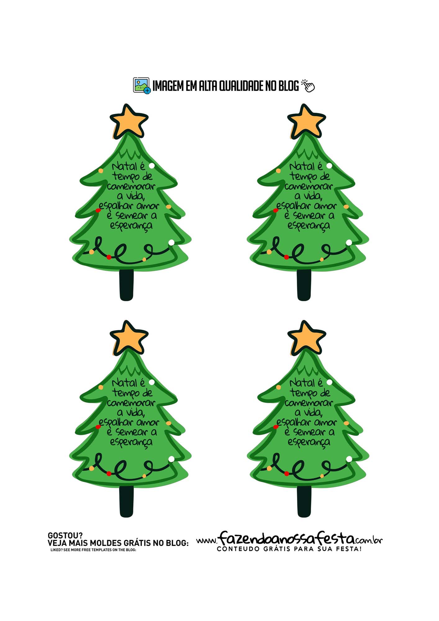 Cartão de Natal com Balinha + Cartão com Lápis e Bala Molde Grátis