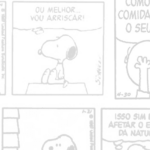 Lombada da Capa de Caderno Completa Snoopy