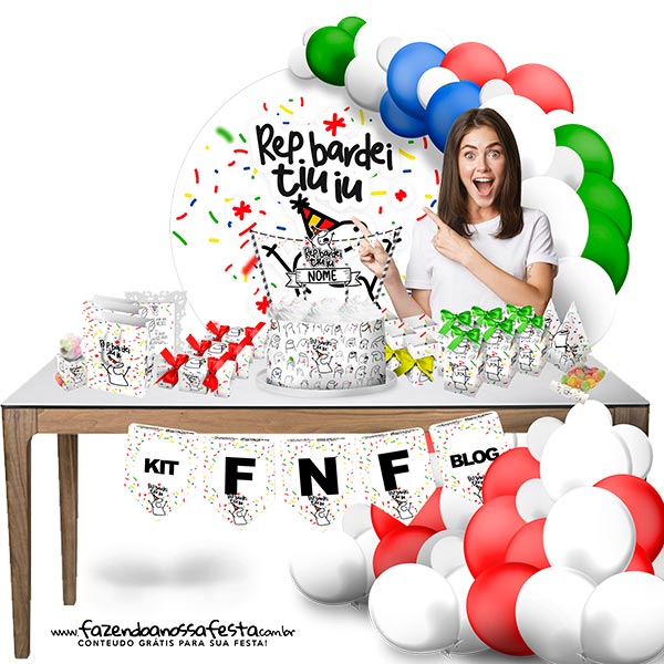 Kit Display Festa Infantil Flork Boneco De Palito