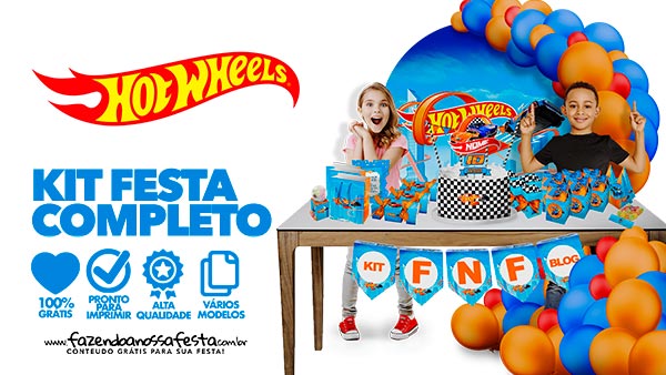 Arquivo de Corte Topo de Bolo Hot Wheels Carros