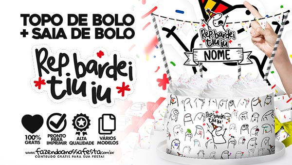 MEME FLORK DIA DAS MÃES TOPO DE BOLO (UNIDADE) - PAPEL ARROZ ESPECIAL