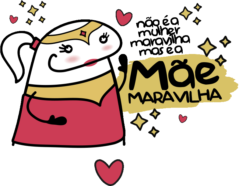 Topo de Bolo Flork Dia da Mulher (Arquivo Digital)