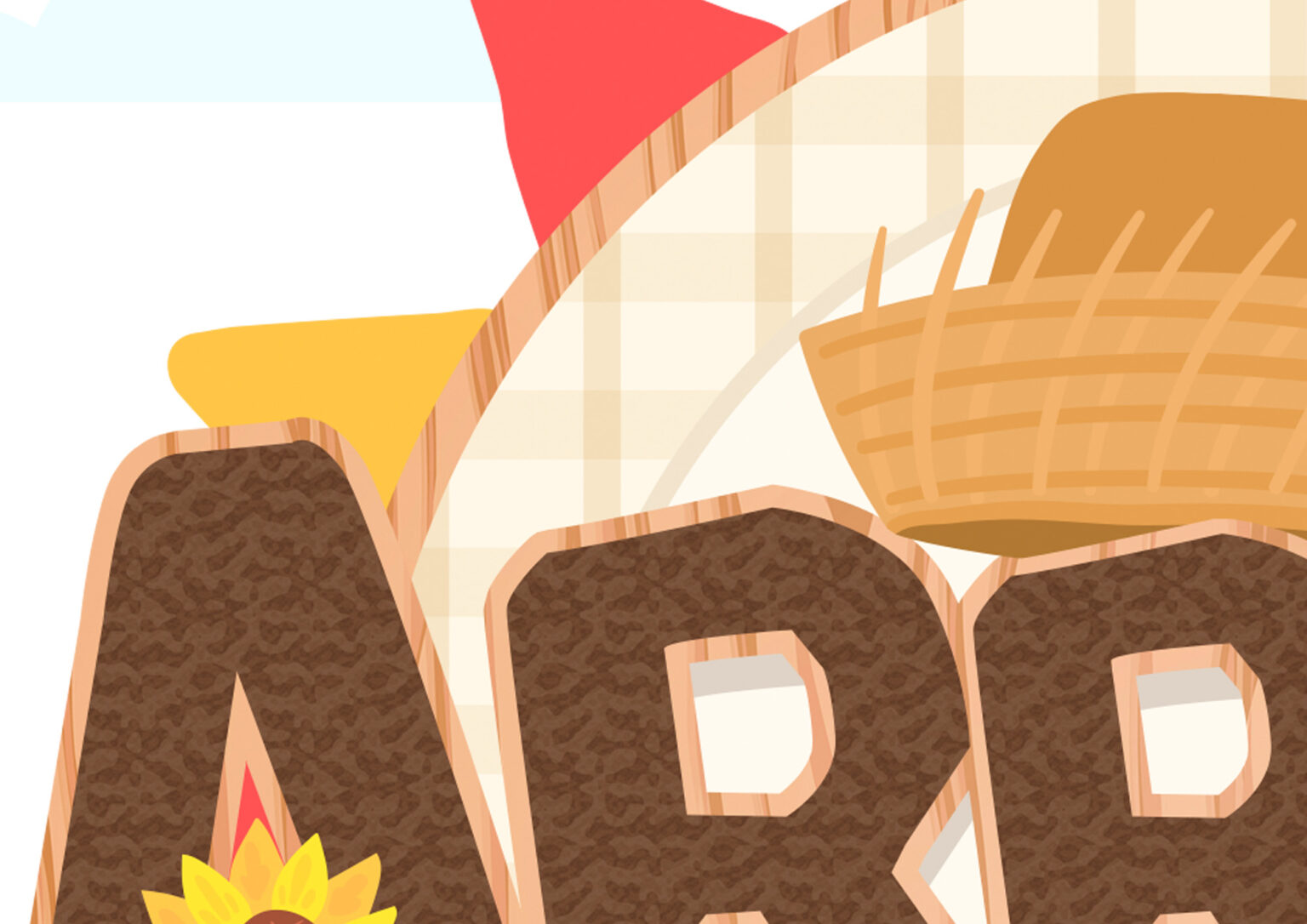 Painel Festa Arraia Infantil 6 - Fazendo a Nossa Festa