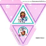 Caixa Piramide Personalizada Casa Magica da Gabby