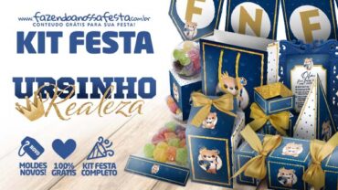 Kit Festa Ursinho Principe para Imprimir