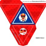 Caixa Piramide Personalizada Bombeiro Afro