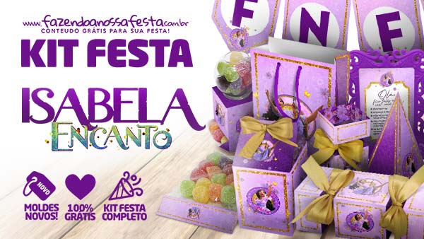 Kit Festa Fácil Encanto Da Disney - Decoração De Festa