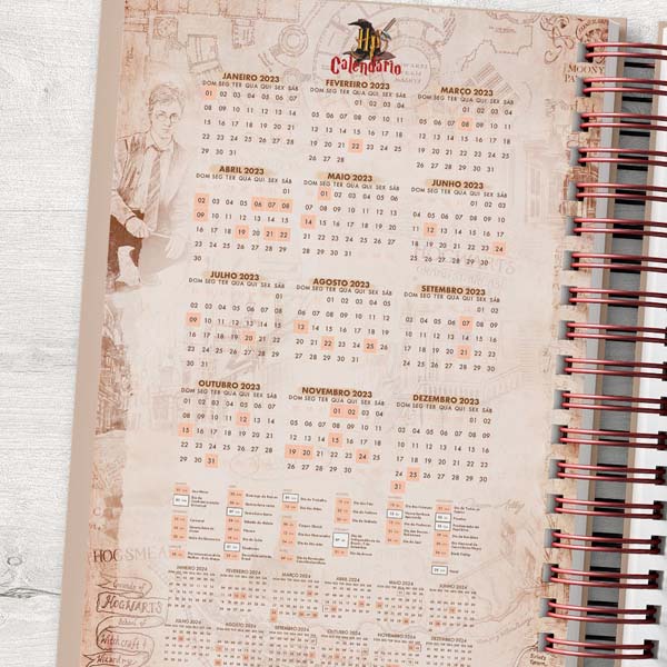 Planner 2023 Harry Potter Calendario