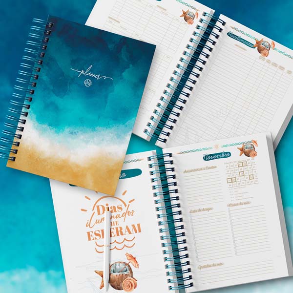 Planner Tema Praia Capa 1