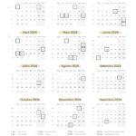 Planner Coracoes Calendario 2024