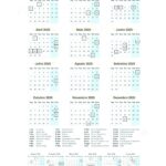 Planner Flores Aquarela Calendario 2025
