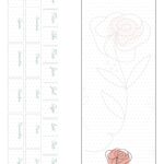 Planner Flores Aquarela Marcador de Pagina
