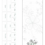Planner Flores Delicadas Marcador de Pagina