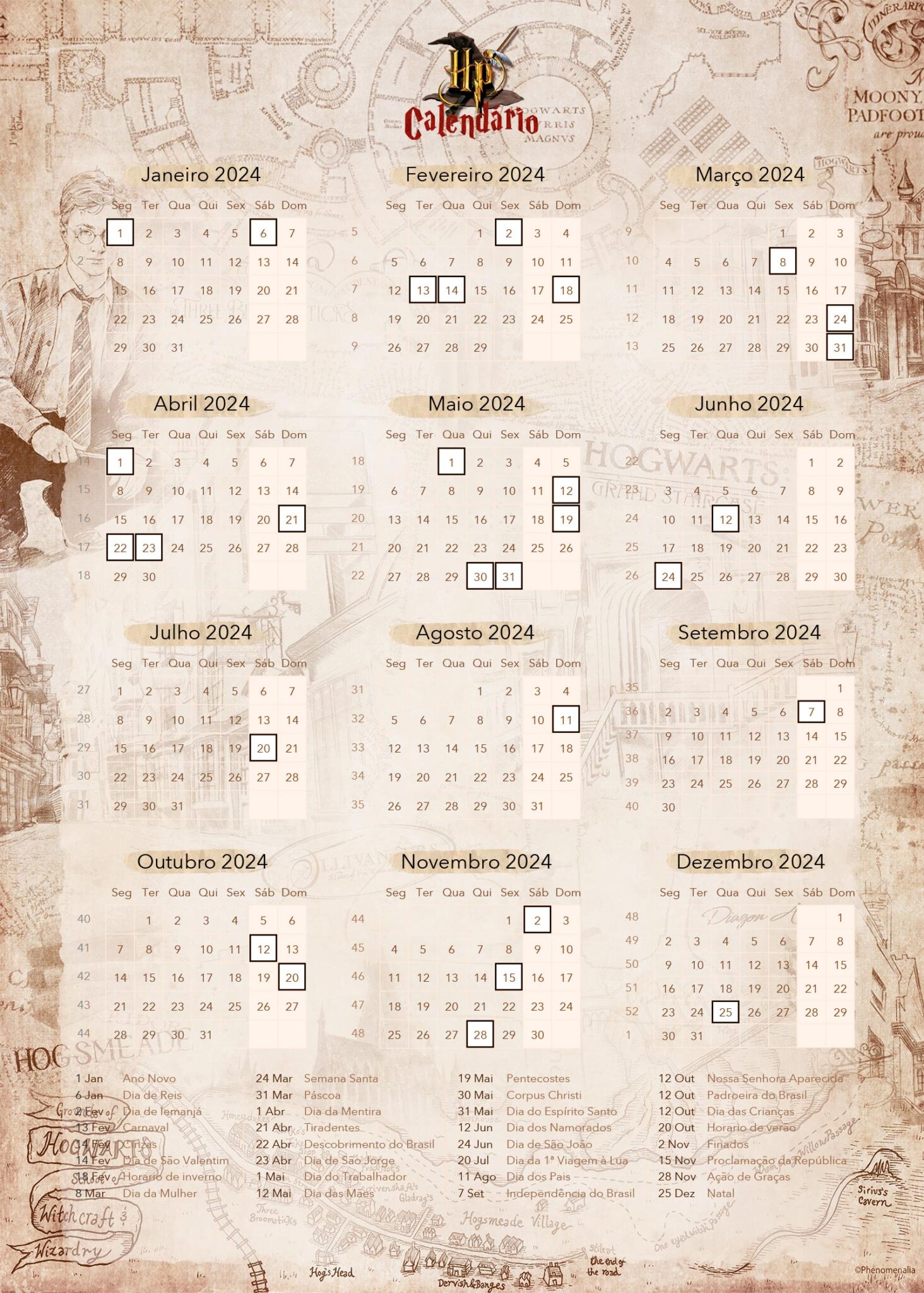 planner-harry-potter-calendario-2024-fazendo-a-nossa-festa