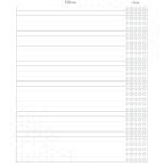 Planner Minimalista Xadrez Filmes