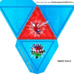 Caixa Piramide Personalizada Spidey