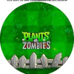 Adesivo para latinhas Plants vs Zombies