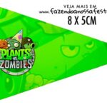 Bandeirinha Sanduiche para imprimir Plants vs Zombies