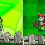 Bandeirinha de Dois Lados Plants vs Zombies