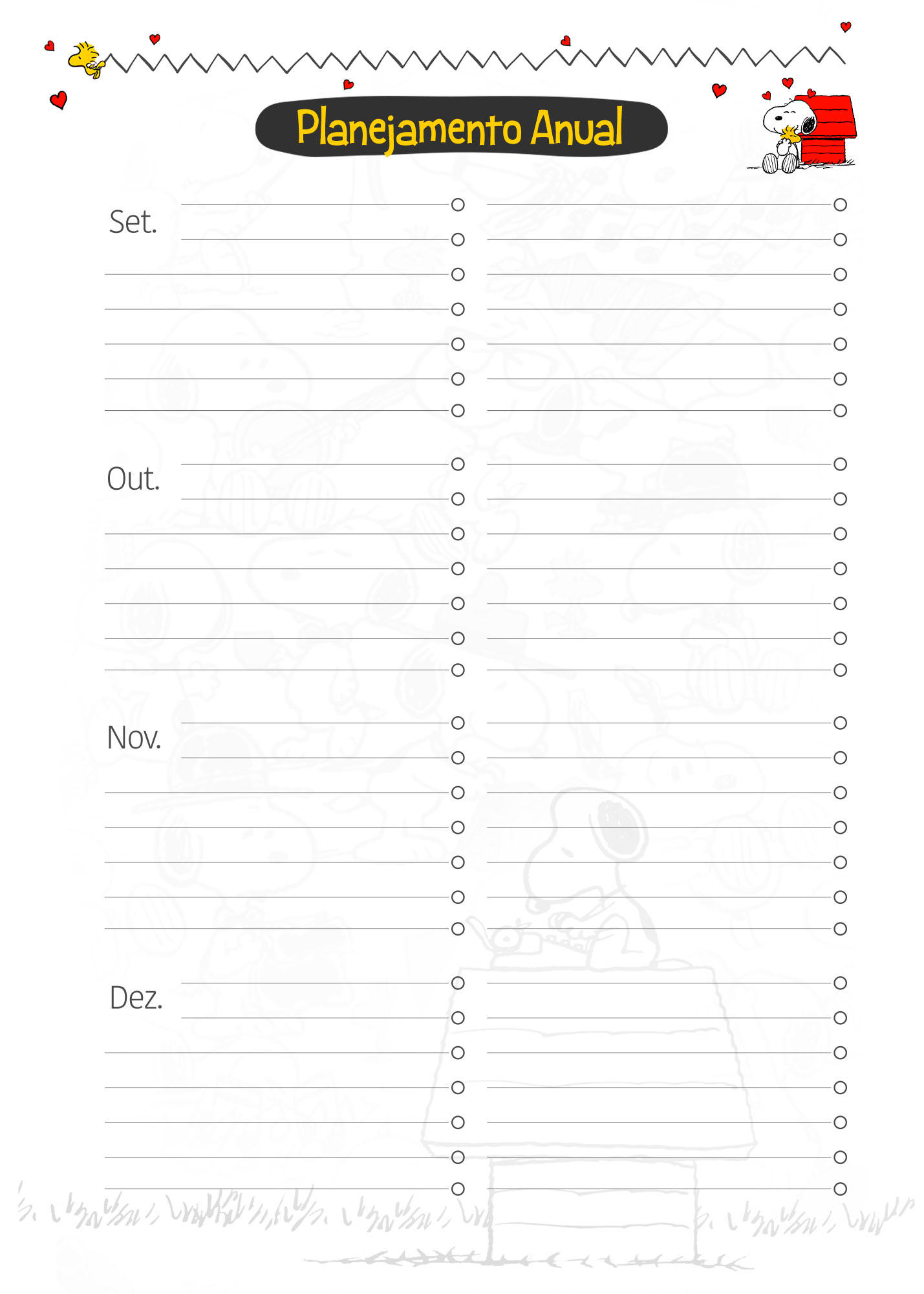 Caderno Planejamento Professor 2023 Snoopy Planejamento Anual 3