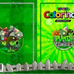Capa Livrinho para Colorir Plants vs Zombies