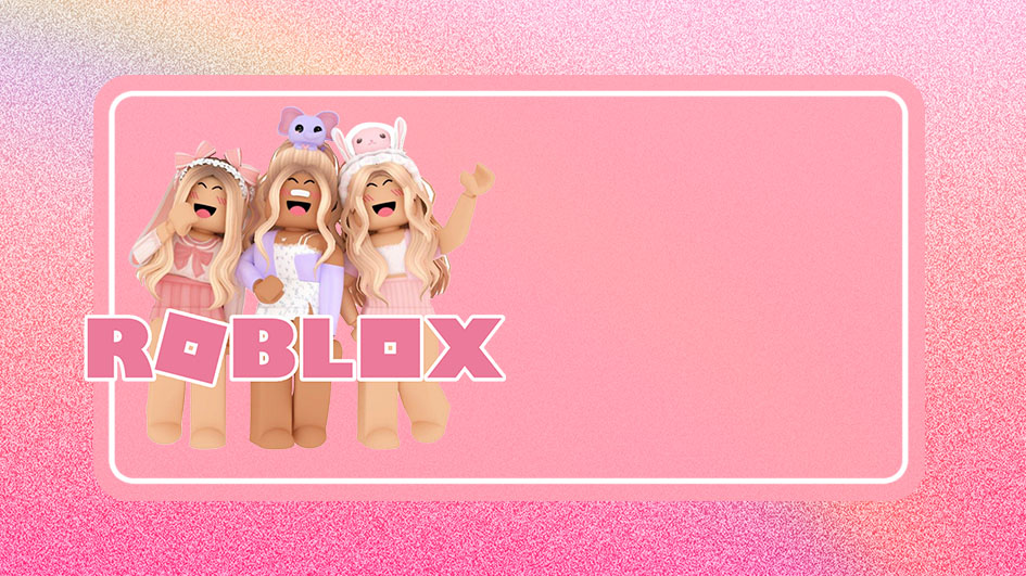 40 Etiquetas Adesivos Roblox Girl Meninas 3cm Pronta Entrega