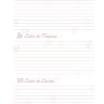 Planner 2023 Chuva de AmorLista de Filmes Musicas Livros Professor