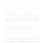 Planner 2023 Chuva de AmorModelo em Branco Professor