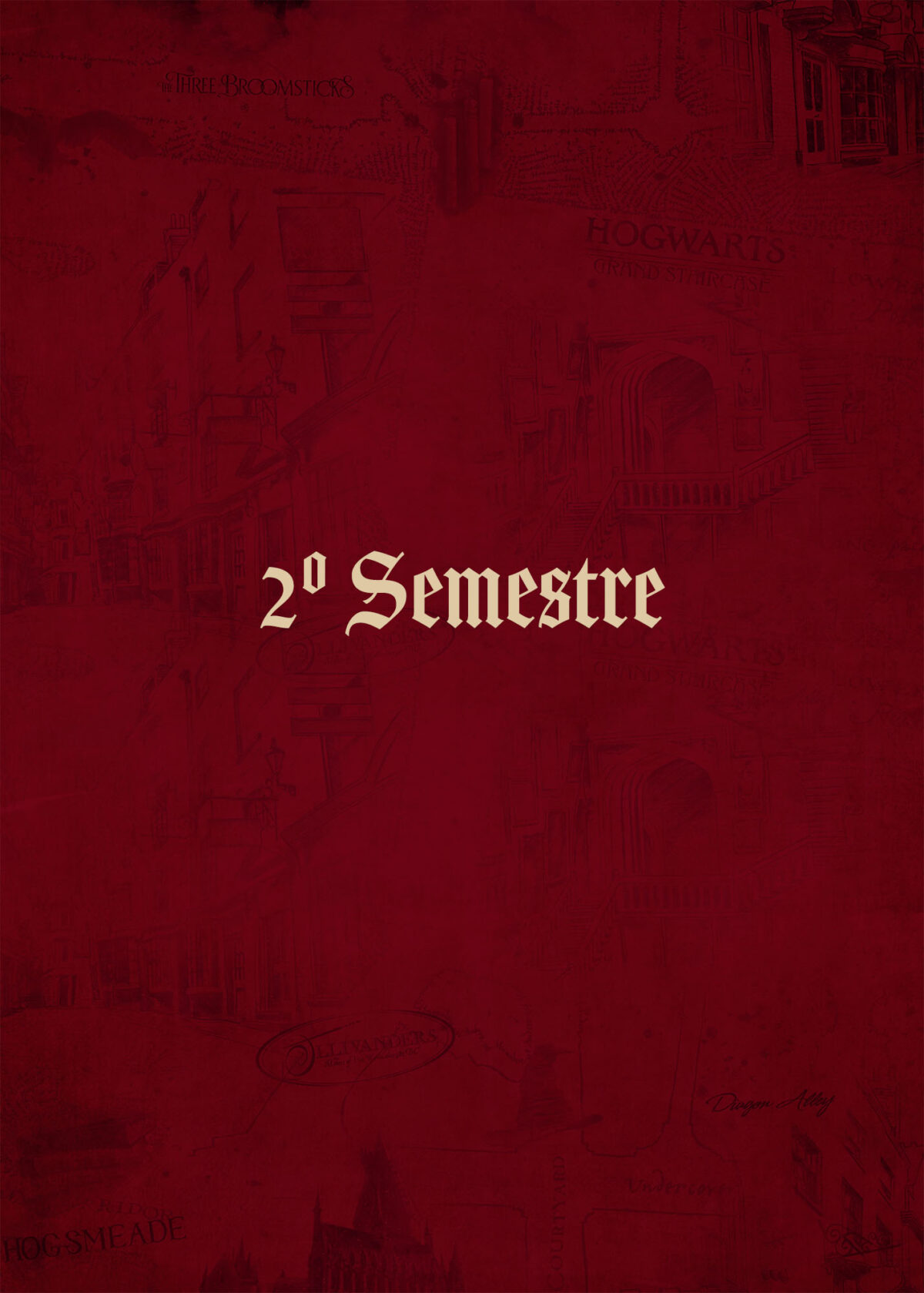 Planner Professor Harry Potter 2 Semestre Fazendo a Nossa Festa