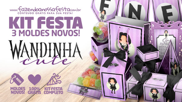 Kit Festa Wandinha Cute FNF