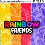 Adesivo para Cofrinho Rainbow Friends
