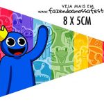 Capa de Caderno Rainbow Friends - Fazendo a Nossa Festa