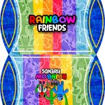Caixa Almofada bolsinha Rainbow Friends