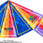 Caixa Piramide Rainbow Friends